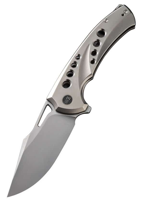 We Knife SWIFTFIN BEAD BLASTED TITANIUM SATIN, Taschenmesser