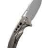 We Knife SWIFTFIN BEAD BLASTED TITANIUM SATIN, Taschenmesser