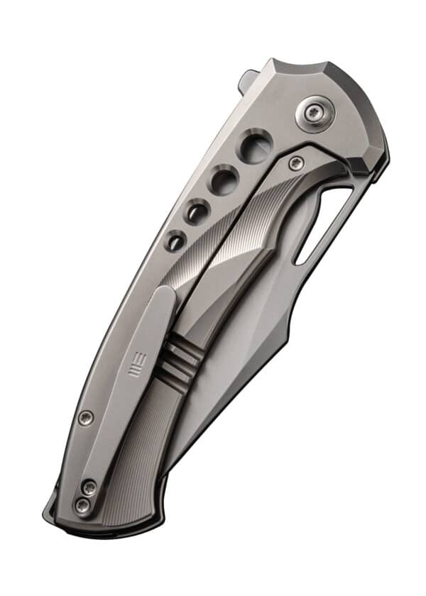We Knife SWIFTFIN BEAD BLASTED TITANIUM SATIN, Taschenmesser