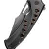 We Knife SWIFTFIN BEAD BLASTED TITANIUM GRAY GOLD, Taschenmesser