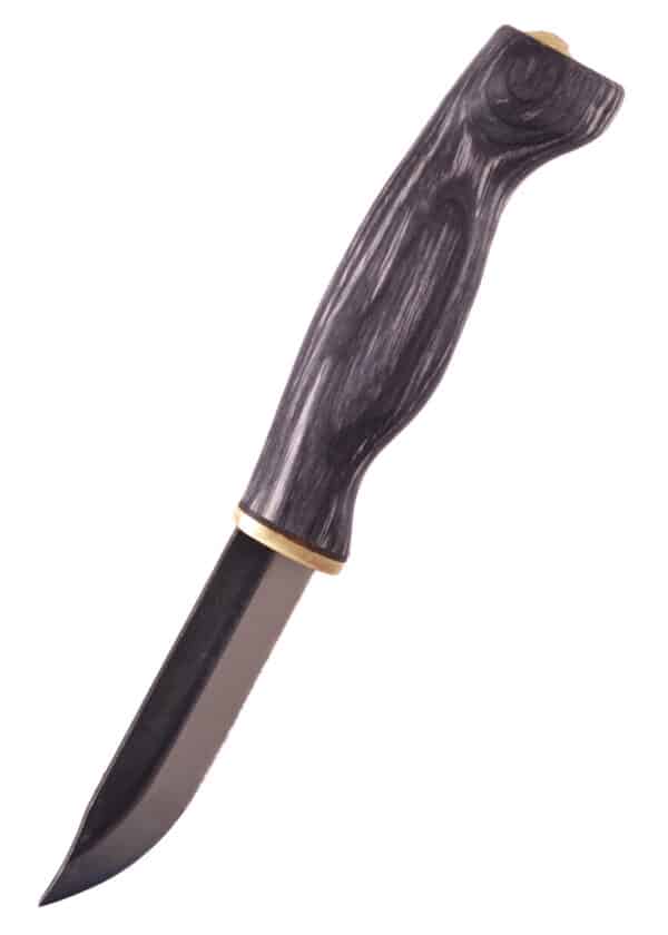 Poľovnícky nôž s čiernou rukoväťou, Wood Jewel