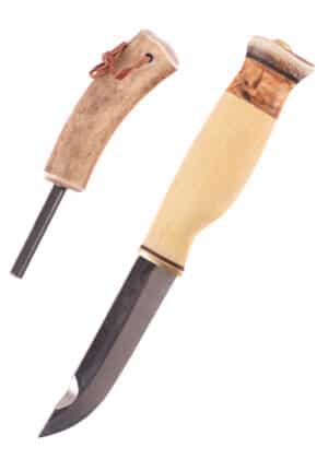 Jagdmesser mit Feuerstahl, Wood-Jewel