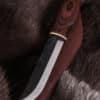 Jagdmesser Karhuleuku ruskea, Wood Jewel