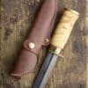 Jagdmesser Karhuleuku, sormisuojalla, Wood Jewel