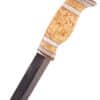 Jagdmesser mit Scheide aus Maserbirke, Wood-Jewel