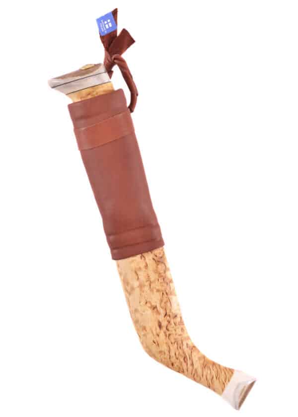 Jagdmesser mit Scheide aus Maserbirke, Wood-Jewel