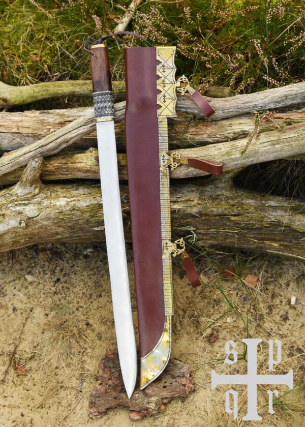 Langsax z Birky, vikingský saxový nôž, uhlíková oceľ