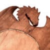 Drachenspiegel aus Holz