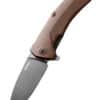 Taschenmesser KUR schwarz, brauner Griff, Lionsteel