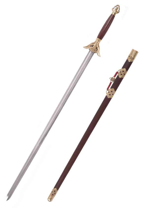 Einhand-Jian mit Schwalbenmotiv