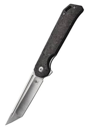 Kizer Knives Taschenmesser Begleiter, Carbon, satinierte Klinge