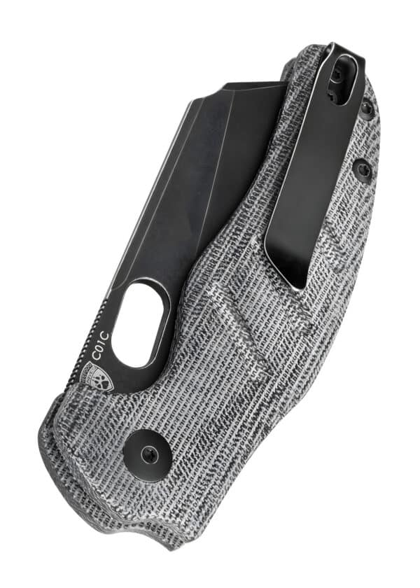 Kizer Knives Taschenmesser Sheepdog C01C, Micarta, schwarze Klinge