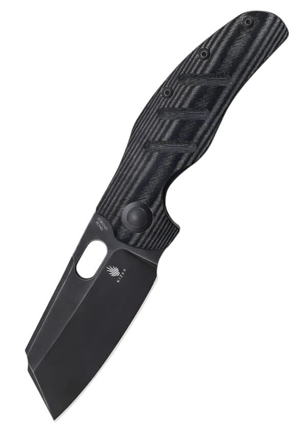 Kizer Knives Taschenmesser Sheepdog C01C XL, Micarta, schwarze Klinge