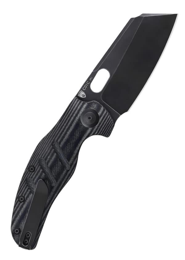 Kizer Knives Taschenmesser Sheepdog C01C XL, Micarta, schwarze Klinge