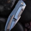 Null Knives  RAIKOU, BLAU - SATINIERT, Taschenmesser