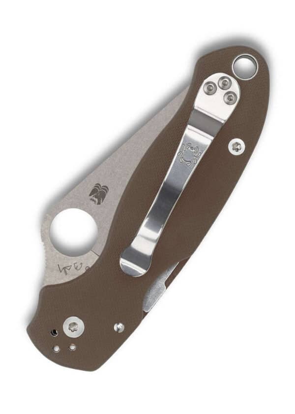 Spyderco Para 3 Brown G10 CPM-15V Sprint Run, Taschenmesser