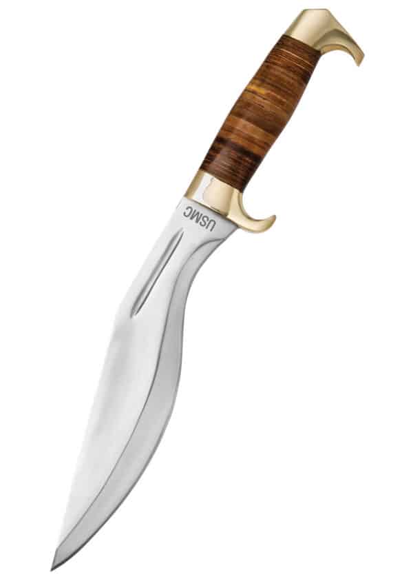 USMC Kukri Messer mit Ledergriff