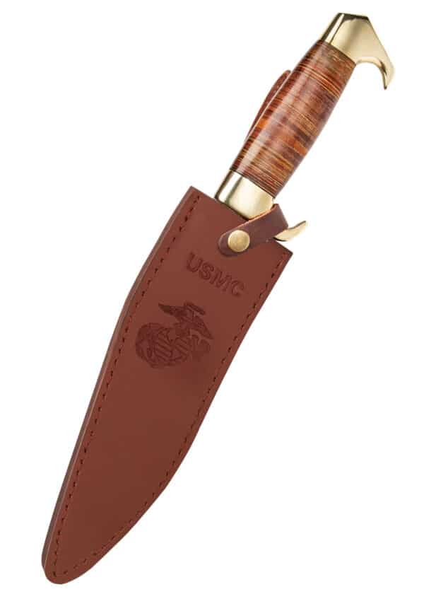 USMC Kukri Messer mit Ledergriff